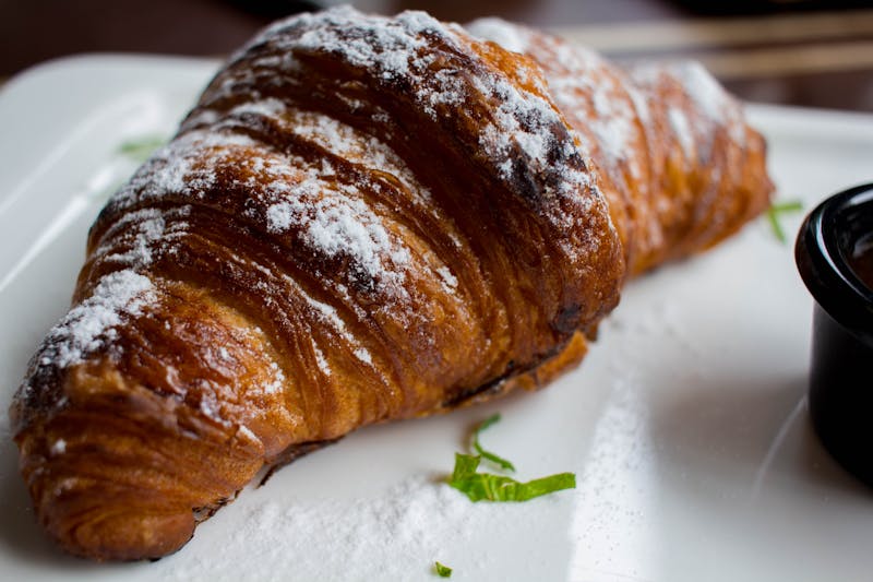 Coal fired chocolate calzone dessert at Anthony's pizza